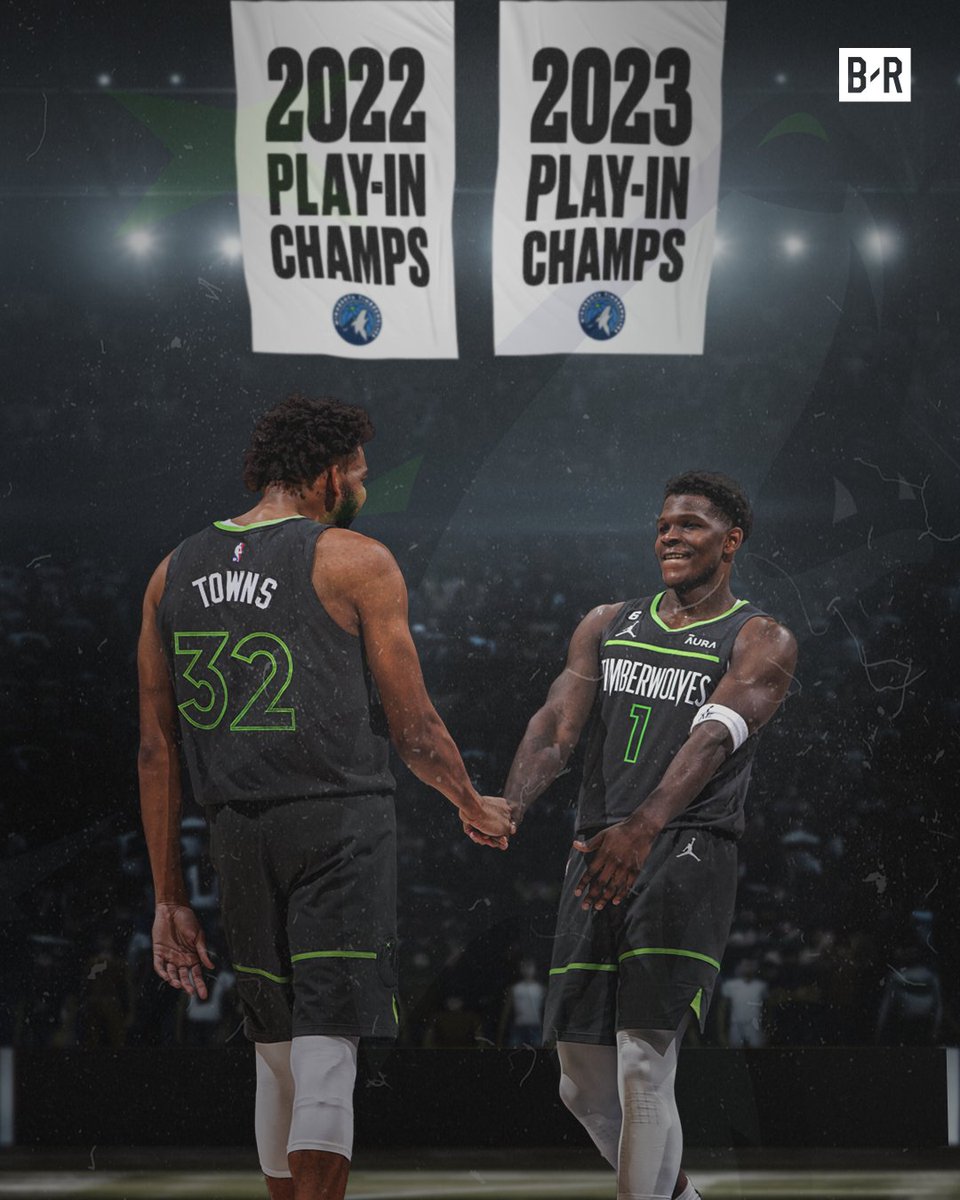 WOLVES BEAT THUNDER TO ADVANCE TO THE PLAYOFFS

Back-to-back play-in champs 👏