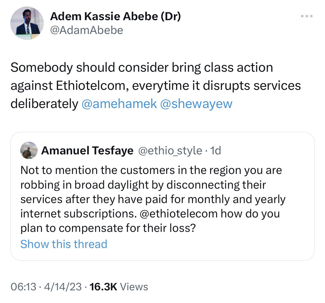 sirarwa's tweet photo. #ClownOfTheDay 

Behold the hypocrisy of the stir-fried nitwit @AdamAbebe.

And beware the 🤡 with a flatulent parenthetical next to their name. https://t.co/fUoOxur0FZ