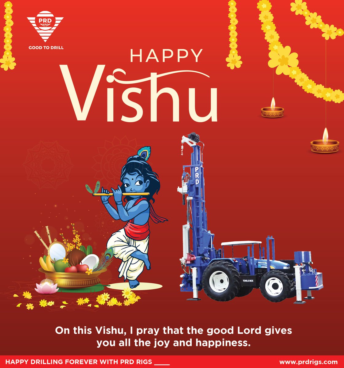Paran_TT's tweet photo. Prd Rigs India wishes you a Happy Vishu! May you be blessed with good health, happiness, and peace in harmony throughout the year. #happyvishu
Visit: https://t.co/Tz4MhfYb5n
#prd #prdrigs #prddrills #prd50 #kerala #keralagodsowncountry #vishu #vishu2023 #newyear #goodtodrill https://t.co/XIzvO2aejl