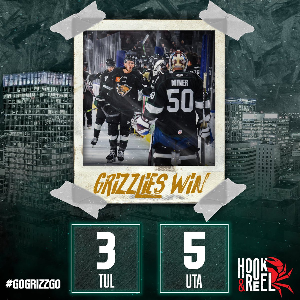 UtahGrizzlies's tweet photo. got another W against the tuLsa oiLers 😉

#GoGrizzGo🐻🏒 https://t.co/50wFbdcoKv