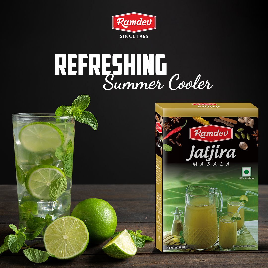 Ramdev_Food's tweet image. Quench your thirst this summer with a refreshing glass of Jaljira.

Order your pack at ramdevstore.com/product/jaljir…

#Ramdev #RamdevStore #RamdevMasala #RamdevSpices