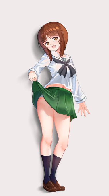 チラ見せみほ
#ガルパン 