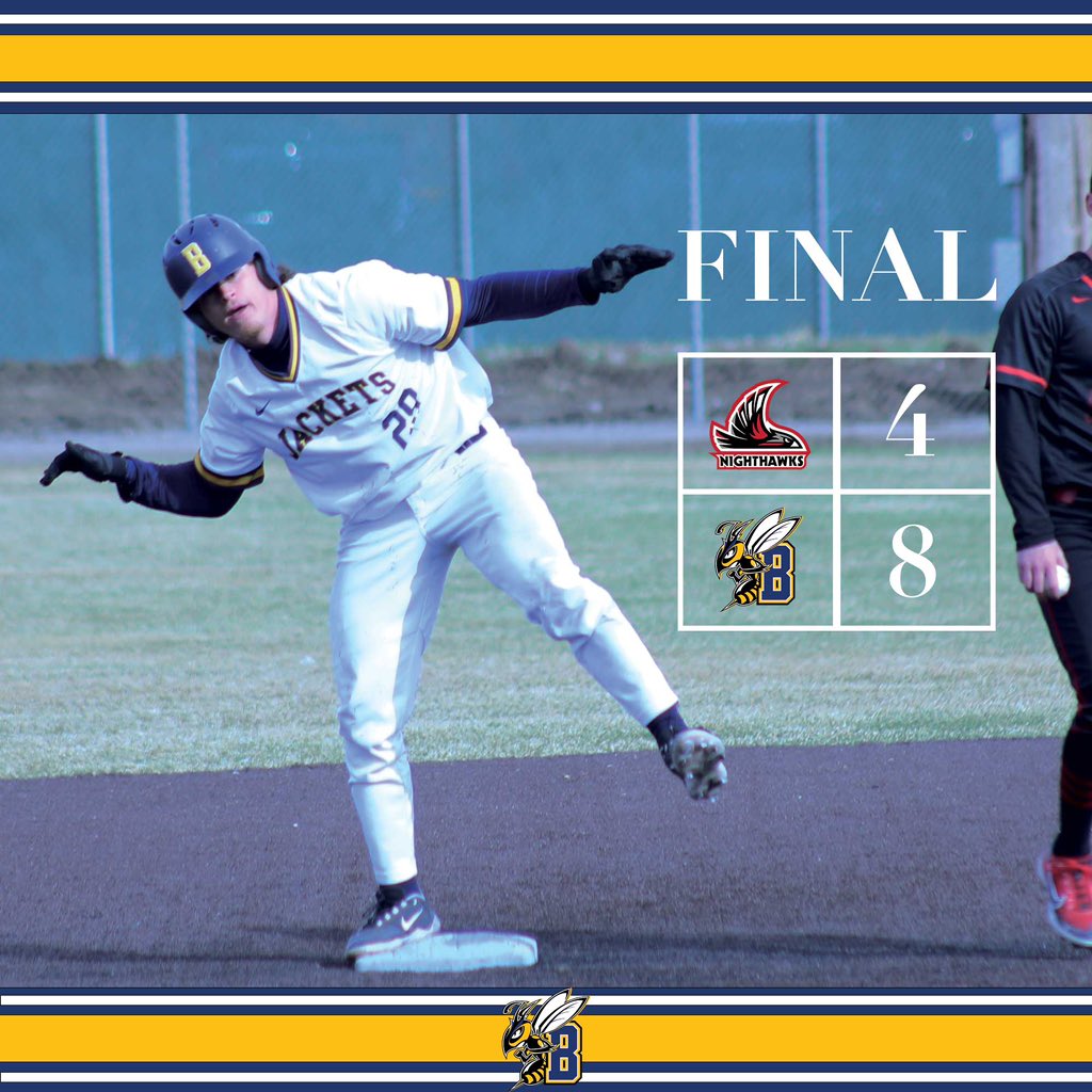 MSUB Baseball on Twitter "Took 2️⃣ from NNU🙌🙌 The Yellowjackets win