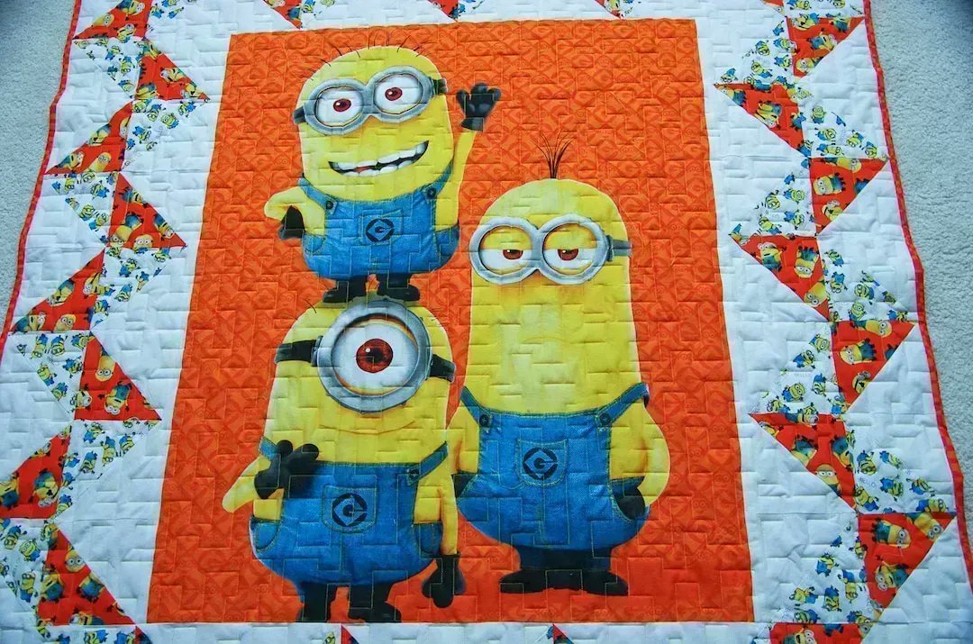 howarths63's tweet photo. #Kids #Quilt #Featuring the #Minions #Fun #modern Great boys or girls #Kevin #minionlovers #instaminions #minioncake #minionslover #iloveminions #minionstuart #loveminions #banana #minionsforever https://t.co/98xwTe9ZjA? https://t.co/is9HKJcCV8 https://t.co/c96iJeGopO