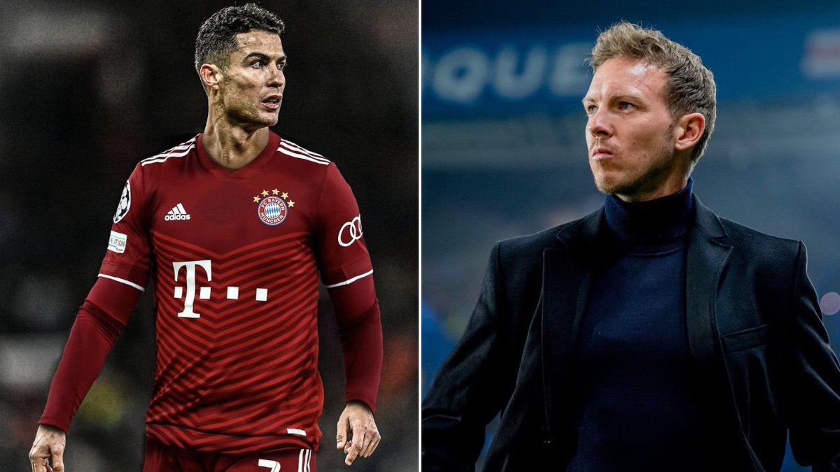🎙️ Julian Nagelsmann:

"Kahn me dijo que no cuando discutí la posibilidad de fichar a Cristiano Ronaldo y más tarde me culpó por no producir resultados. Ronaldo sería el reemplazo perfecto o incluso mejor que Lewandowski "