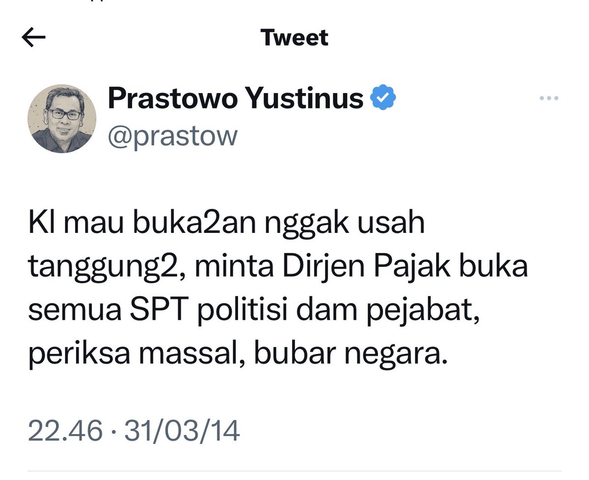 densamz's tweet photo. Bongkar saja. Negara ga akan bubar gara2 buka2an SPT https://t.co/WNjE9LD55P