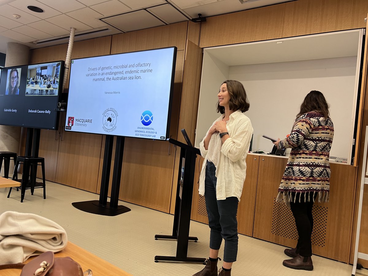 anzscsmm's tweet photo. Our last workshop topic &amp; panel discussion for day 2 was on Populations &amp; Future Projections, with great talks by @SophiaVolzke, Vanessa Morris, @StrangAlexandra  &amp; @KennadieHaigh demonstrating the different methodologies we can use to study marine mammals at population scales! https://t.co/uUEzrP3FMD