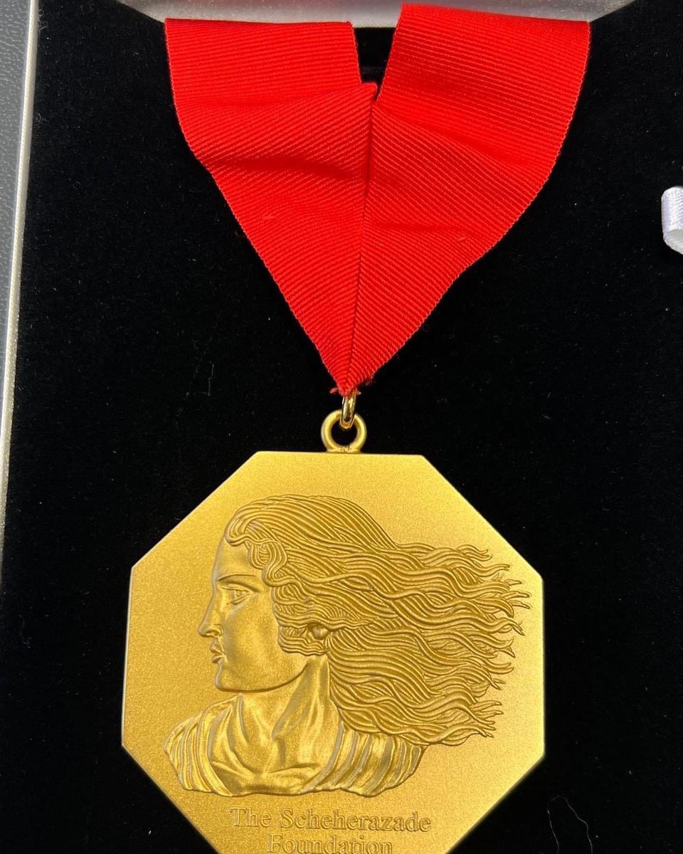 sangyalkunchok's tweet photo. On 14th April 2023.The #ScheherazadeFoundation awarded the #GoldMedal award to H.H The 14th #DalaiLama for his selflessness and life-long work, in the fields of the Humanities, Inter-Faith, &amp; World Peace."

Photo: https://t.co/db45pY4ac6 https://t.co/x6uP8T8Umi