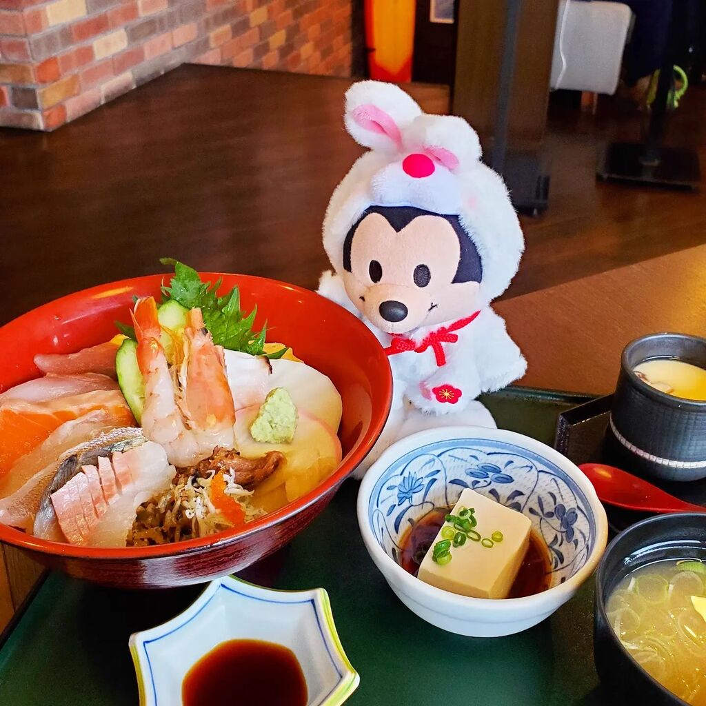 taro66040754's tweet photo. 『ミッキーさんと海鮮丼』

お刺身美味しい(´･ω･｀)

#ぬいもーず
#ぬい撮り
#ぬいどり
#ぬいぐるみ
#ディズニー
#Disney
#ミッキー
#海鮮丼 https://t.co/Li9WDhGFkh