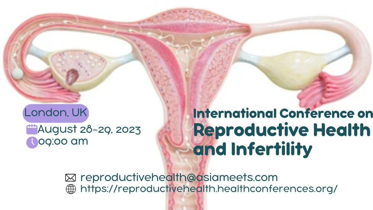 ReproductiveM's tweet image. Exciting news! #London, UK will host the International Conference on Reproductive Health and Infertility on August 28-29, 2023. Join us for two days of informative discussions on the latest advancements in the field. Don't miss out! #ReproductiveHealth #Infertility #Conference