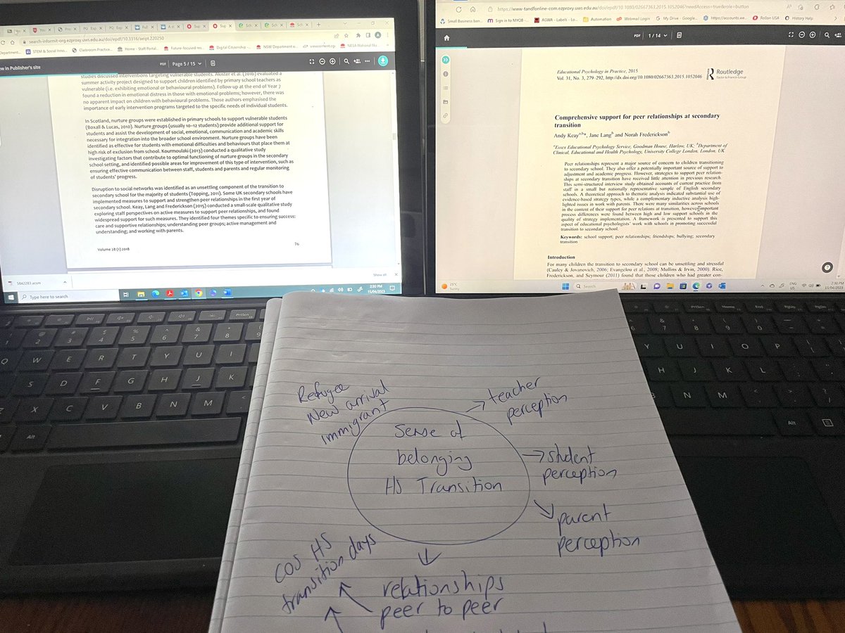 Does 2 screens mean my literature review will get done twice as fast? Really hope so 😬