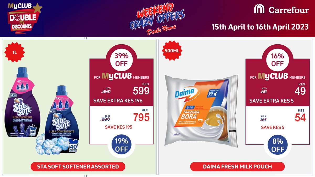Carrefour Kenya on Twitter "Ready for the weekend? Don't miss out on our amazing weekend crazy