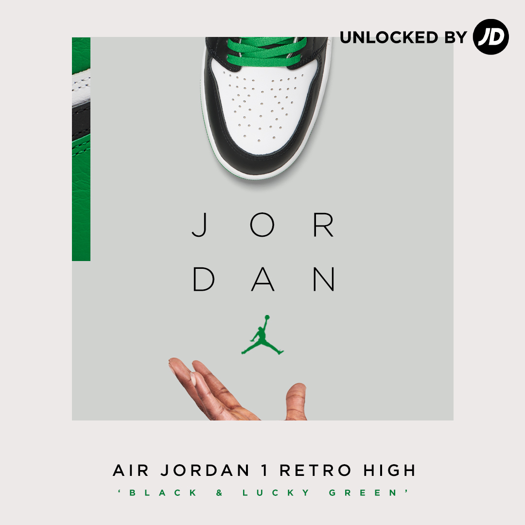 swooshsupply's tweet photo. Now available on @FinishLine.
Air Jordan 1 Retro Lucky Green.

Men's  https://t.co/SAp6dApm6j
GS  https://t.co/3eTeQUwT2h
PS  https://t.co/cbKSjx5QW6
TD  https://t.co/Kol4yTP2rF  ad https://t.co/0vQCTfoRW0