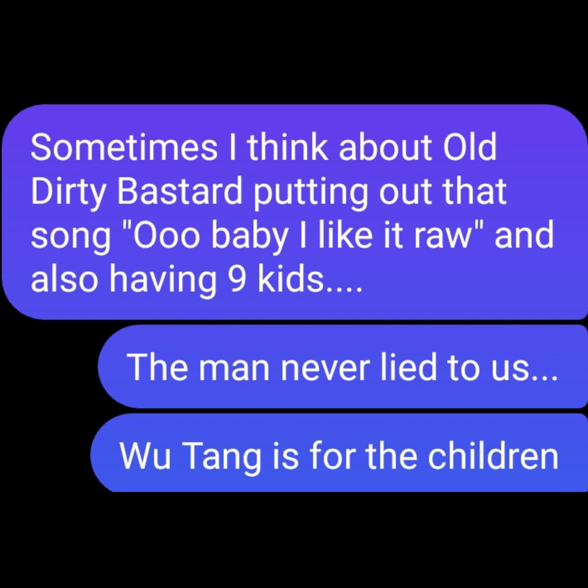 On this episode of "Shit I actually say to people..."