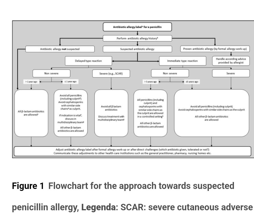Antibiotic Steward Bassam Ghanem 🅱️C🆔🅿️🌟 (@absteward) on Twitter photo 🔥 Just published 🔥 <a href="/CMIJournal/">Clinical Microbiology and Infection</a>
The Dutch Working Party on Antibiotic Policy (SWAB) guideline for the approach to suspected antibiotic allergy
Presented today <a href="/ESCMID/">ESCMID</a> #ECCMID2023 by Prof Mark De Boer
🌟Cross reactivity in beta-lactam antibiotics🌟
EnJoY
clinicalmicrobiologyandinfection.com/article/S1198-… 🔥 Just published 🔥 <a href="/CMIJournal/">Clinical Microbiology and Infection</a>
The Dutch Working Party on Antibiotic Policy (SWAB) guideline for the approach to suspected antibiotic allergy
Presented today <a href="/ESCMID/">ESCMID</a> #ECCMID2023 by Prof Mark De Boer
🌟Cross reactivity in beta-lactam antibiotics🌟
EnJoY
clinicalmicrobiologyandinfection.com/article/S1198-…