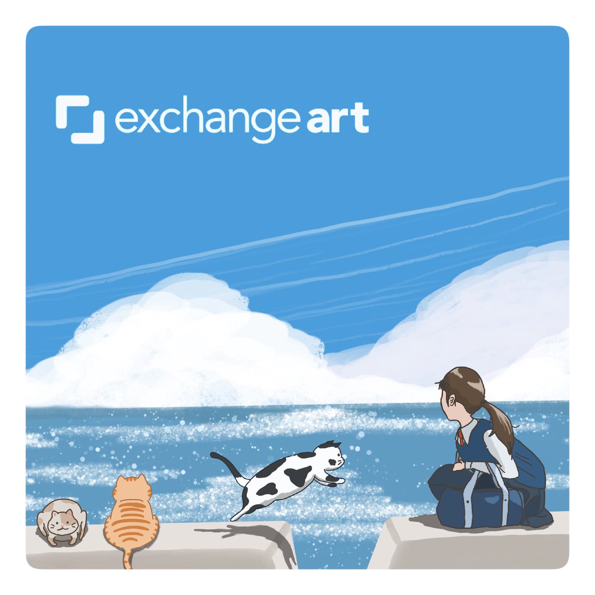 🌟Auctions Update 🌟
" Loaf " (1/1)
" Catch Me by the Sea" just listed on 
<a href="/exchgART/">Exchange Art</a> 

Auction ends in 5 Hour 3 min

Current bids : 0.6 SOL ◎

Link : exchange.art/single/DzMHeqW…

Thank you @sudoWright <a href="/sirtinkerlot/">STL</a> 

#SOL #Solana #SolanaNFT #SolanaCommunity #solanaart