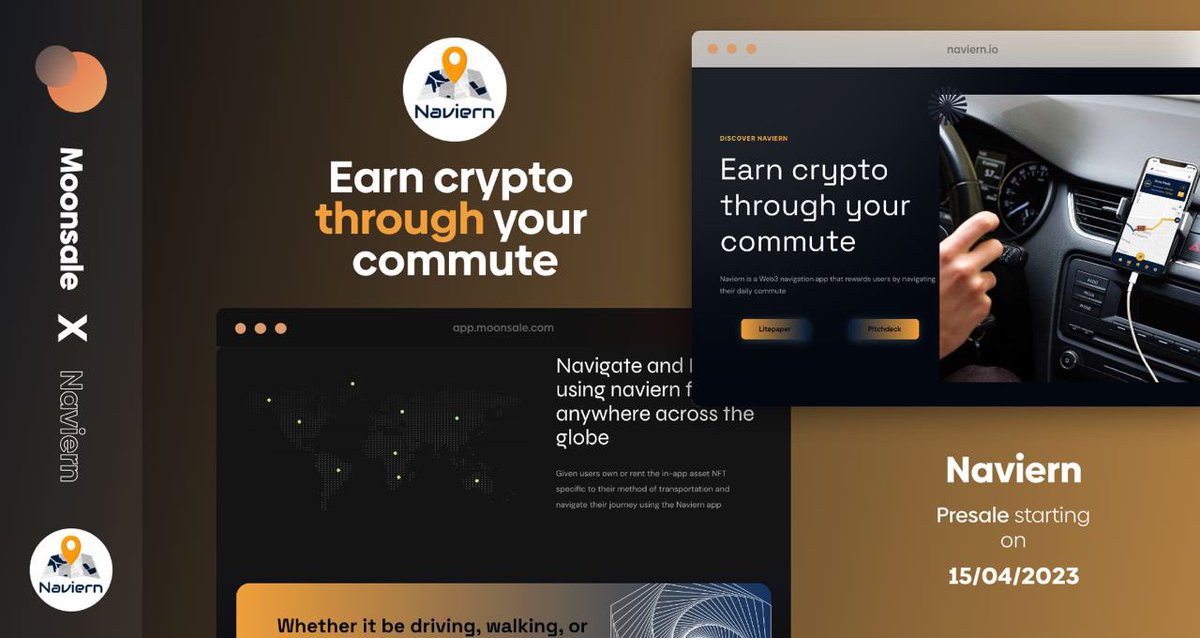 NaviernOfficial's tweet photo. @moonsalecom $ NVRN token sale live soon!  To grab your tokens head over to:
https://t.co/XZi4bRvpjM
Starts 15 April 12:00 AM UTC https://t.co/049P07Q0x8