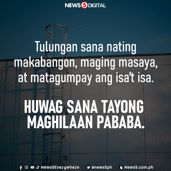 News5PH's tweet image. #MemaOfTheDay | Ang sayang makita na lahat tayo ay nakakaraos sa buhay. #News5
