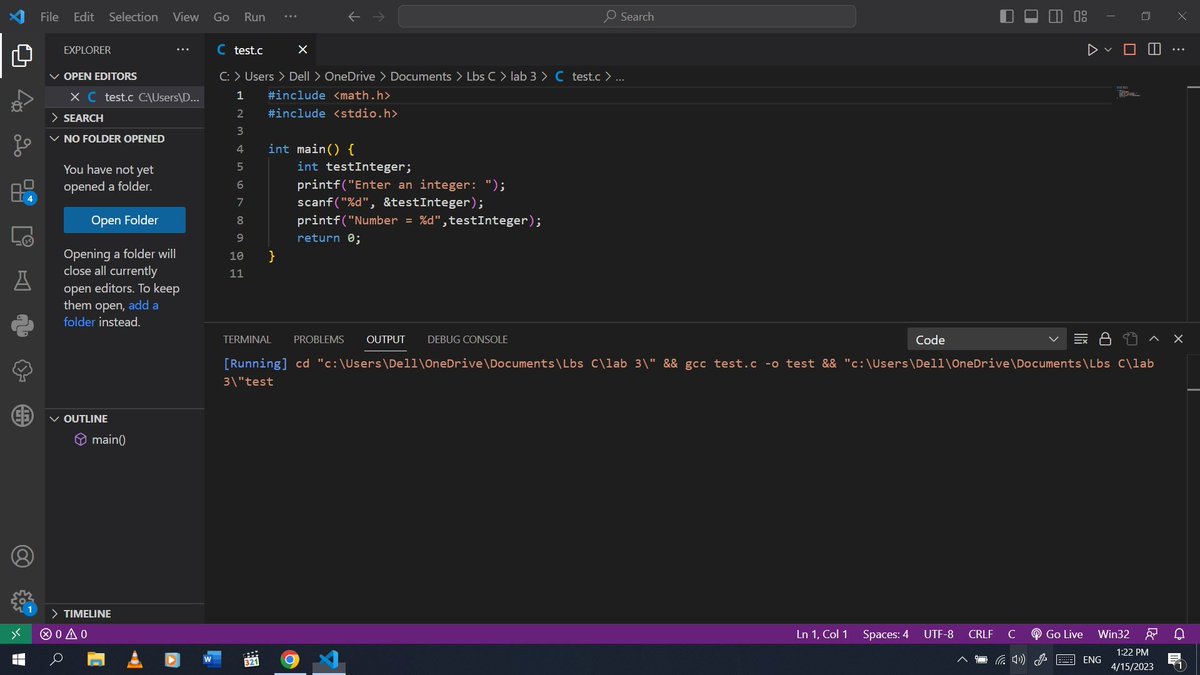 PYTHON01100100's tweet image. @PrograminLovers  
ليش يطلع لي كذا ما يطبع ولا اي شيء لما احط scanf وغيرها بلغة الc ؟
أحد عنده حل؟؟
للعلم كاتب البرنامج صح؟؟
أحد عنده حل؟

#C #clanguage #c_language