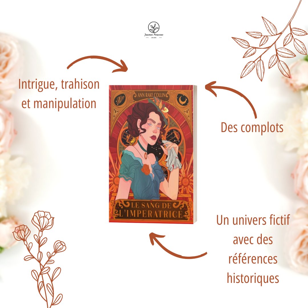 🌻Nouveauté🌻

Vous aimez les univers riches ? Les histoires de vengeance ? Les relations où complets et trahisons sont monnaie courante ? Je vous propose de découvrir Le sang de l'impératrice, le nouveau livre d'Ann Rake Collin ! 🥳

🌱librairiejeunespousses.fr/produit/le-san…