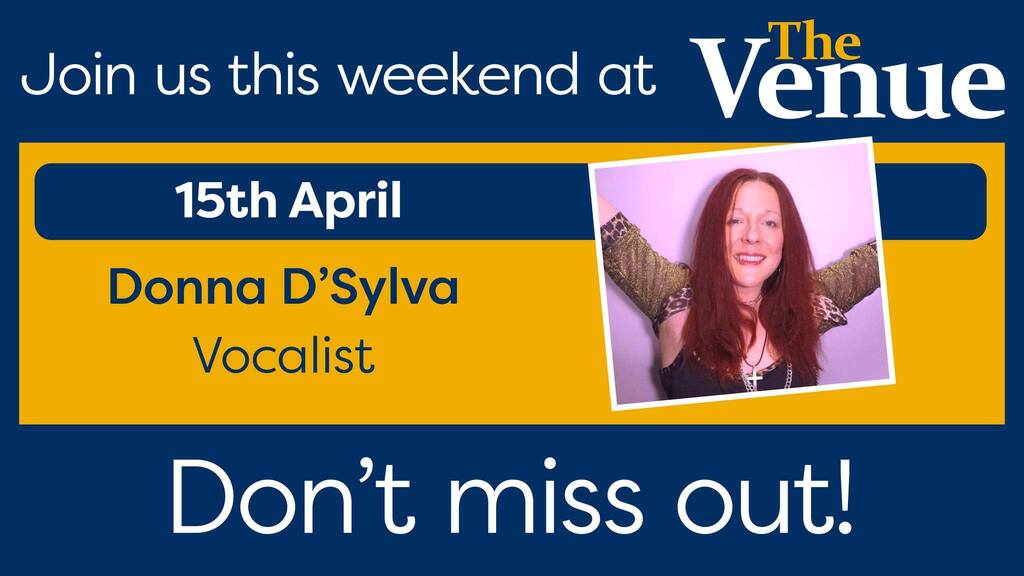 We have the talented Donna D'Sylva performing at The Venue tonight, come and join us for a fantastic night of entertainment. 🎤 instagr.am/p/CrDXrvII73B/
