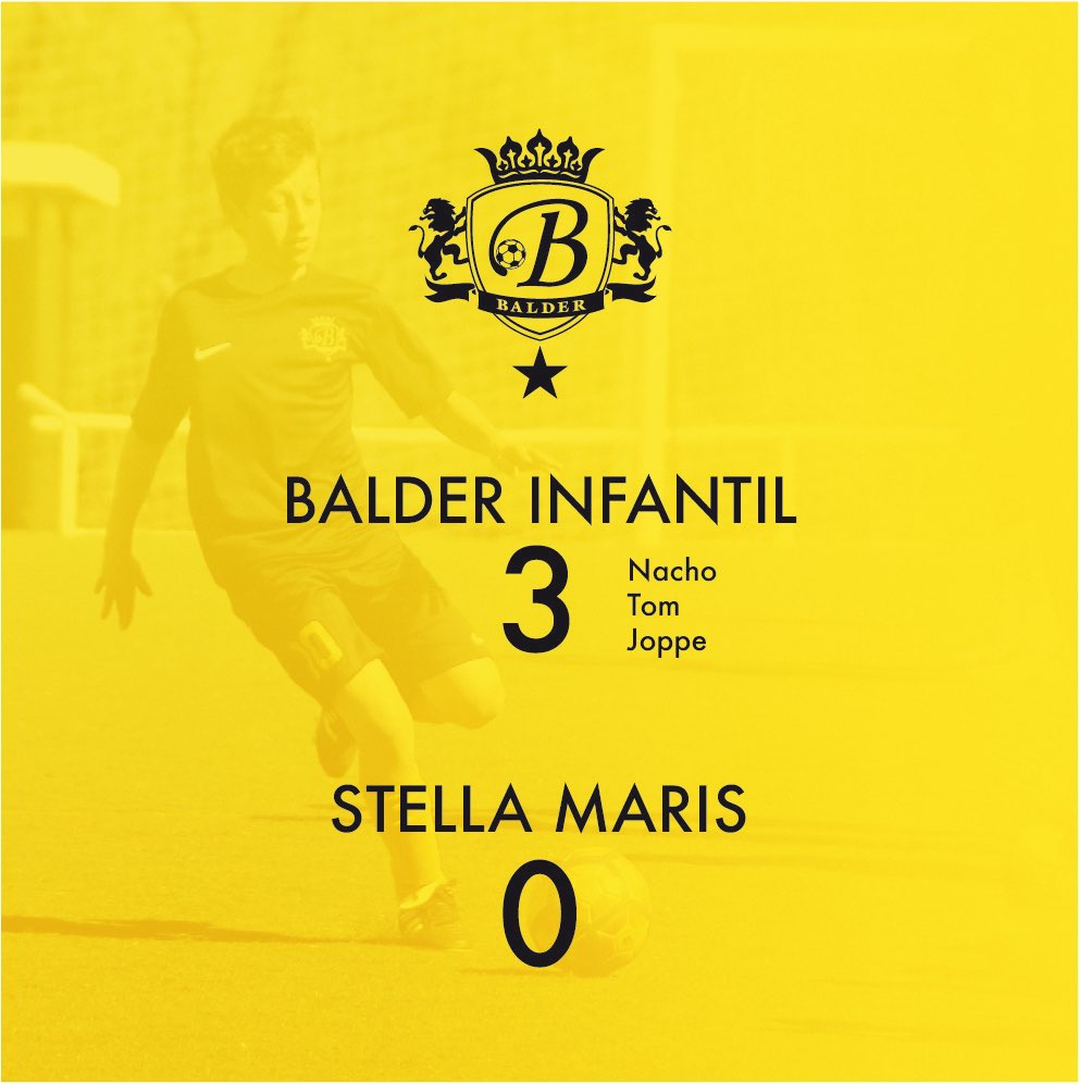 FutbolBalder's tweet photo. El Infantil se sitúa otra vez tercero con su victoria de hoy. Seguimos peleando por el bronce! @ClubDepBalder @ColegioBalder https://t.co/wcM9UhJy62