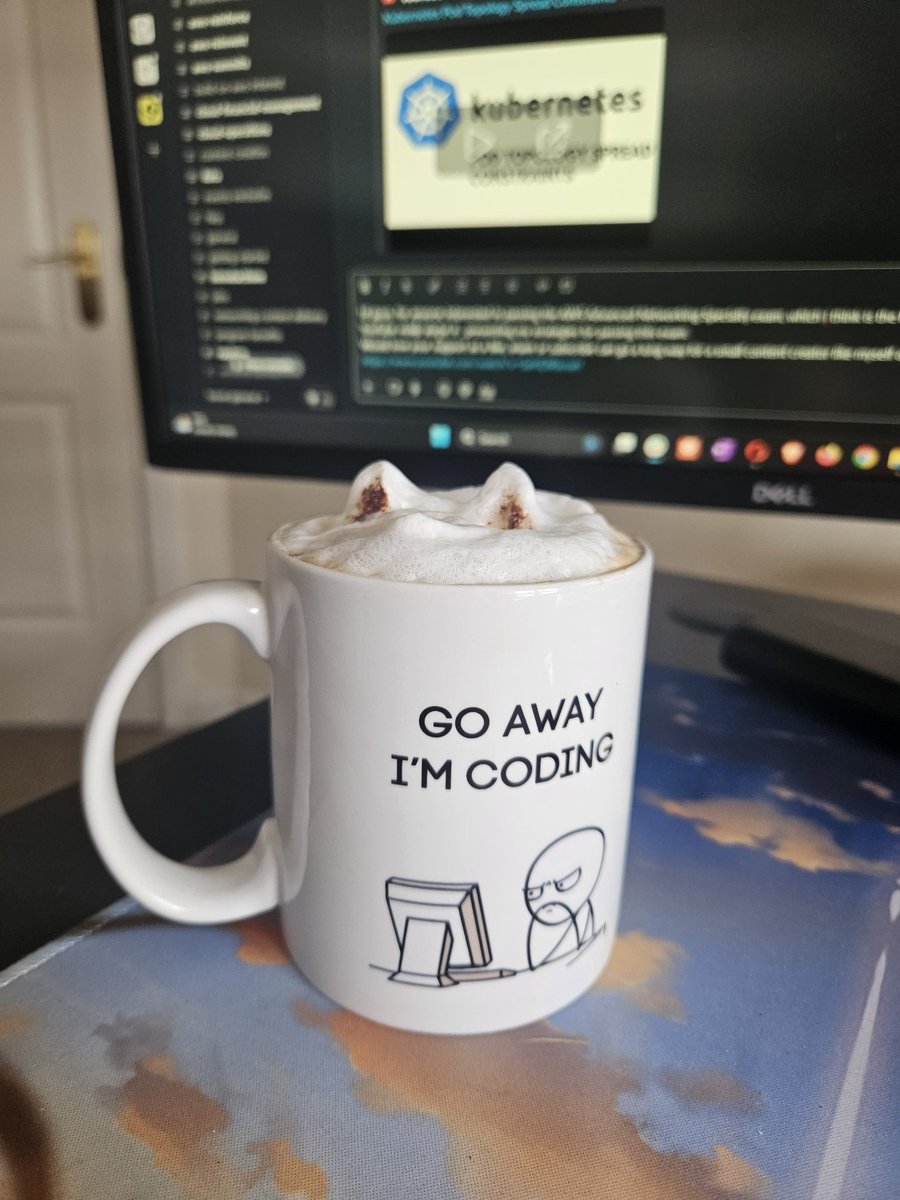 danielgaina2022's tweet image. When your wife makes you a coffee in your working cup! Cute