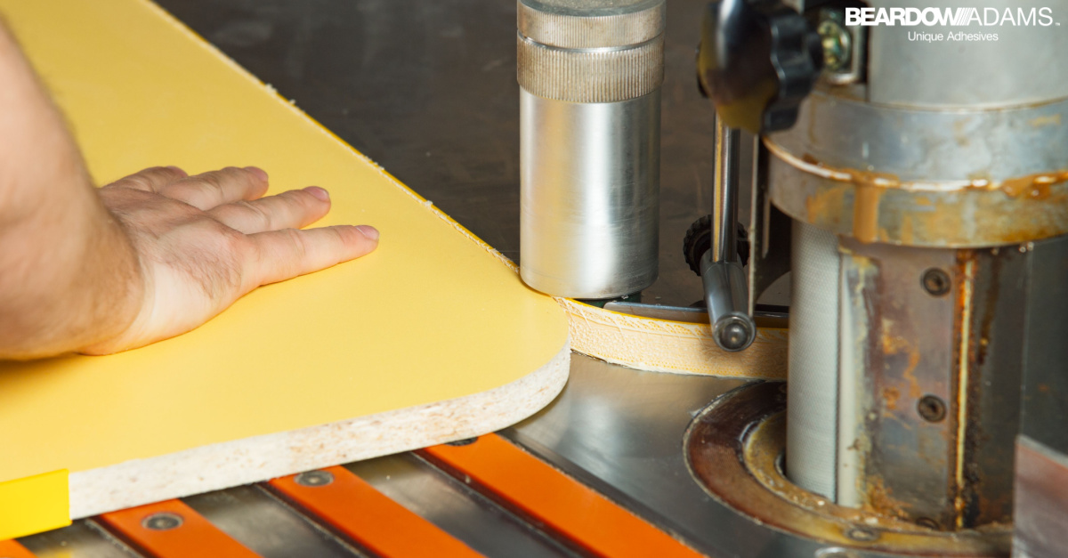 BeardowAdams's tweet image. We provide woodworking adhesive for soft forming. A soft forming application is often curved and can be quite difficult to bond, because of the stress on the edging. BAM™ 1883 and BAM 908A are both popular soft forming adhesives.

#softforming #woodworkingcommunity #adhesive