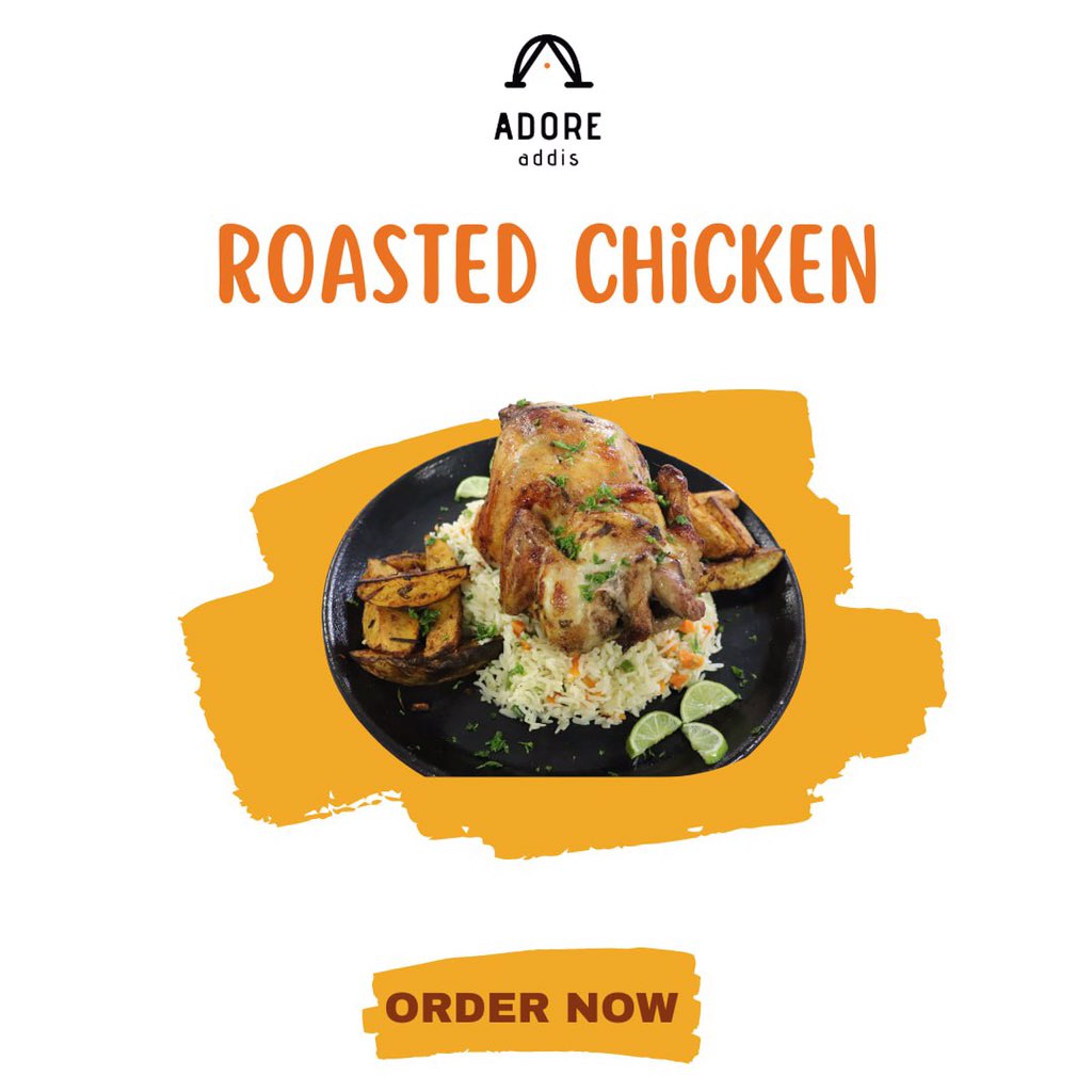 adoreaddis_'s tweet photo. Our Roasted chicken is the green light to satisfaction.π π
Order Now
#adoreaddis #roastedchicken #hotel #dining #coworking #addisababa #ethiopia https://t.co/LQh5B3fD57