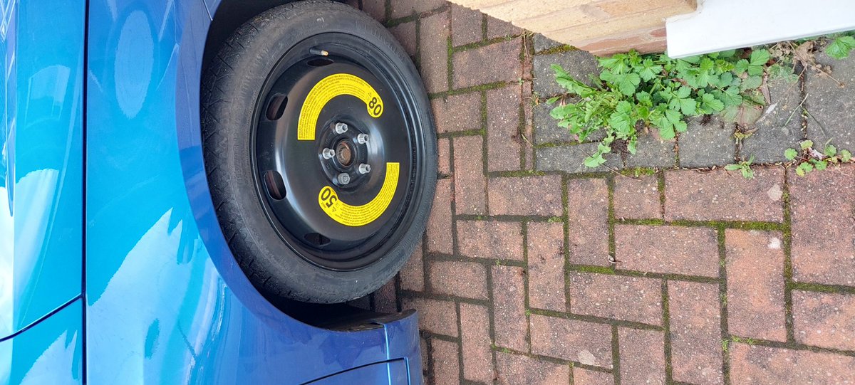 Anyone ever had to replace the tyre on a space saver?
Seem to doing do a lot of miles on this lately! <a href="/NationalHways/">National Highways</a> <a href="/BBC_TopGear/">Top Gear</a> <a href="/GOVUK/">GOV.UK</a> #potholes 
#roadtax #fuelduty