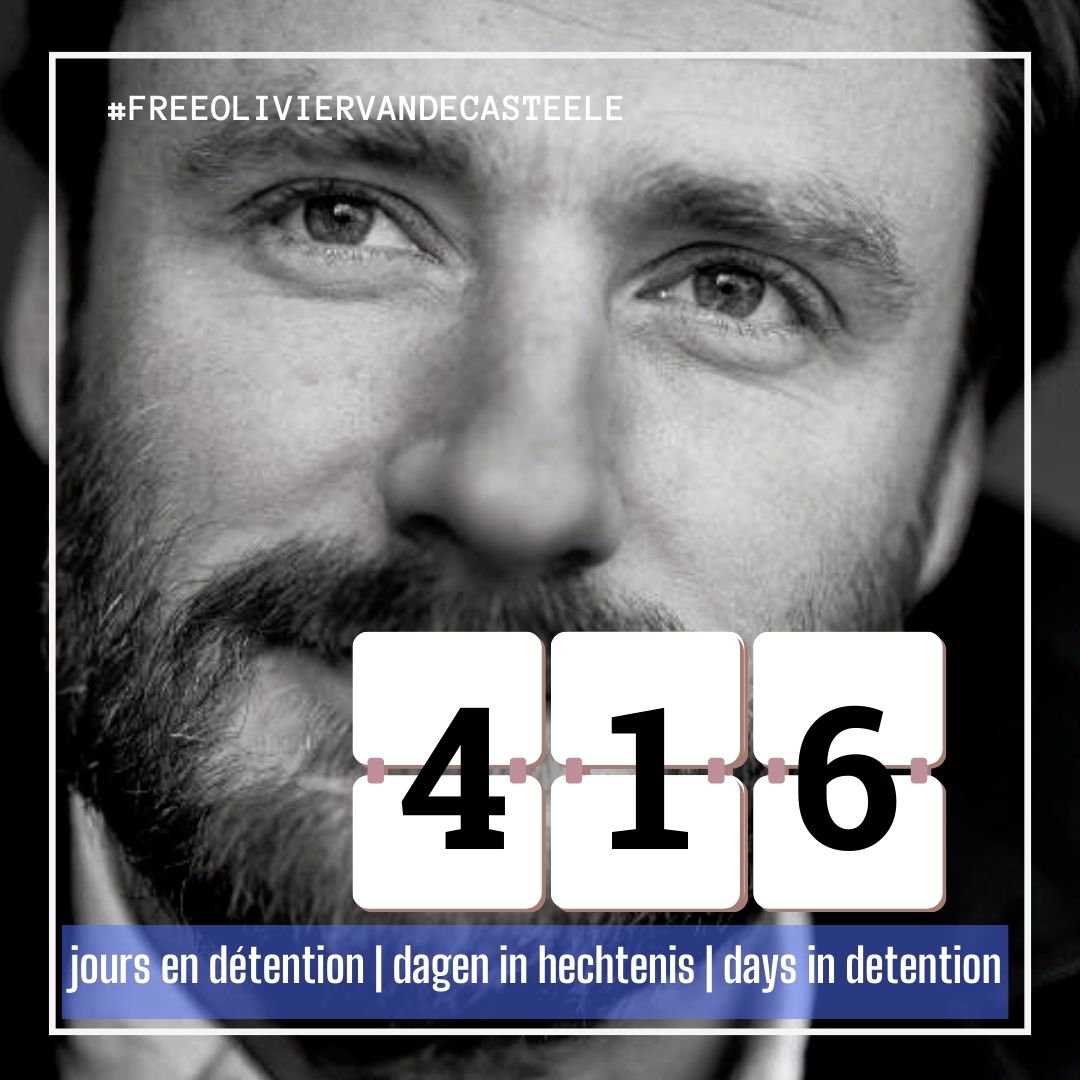 FreeOlivierVDC's tweet photo. 😢 Every day is a day too many you are missed 💔 #416days of wrongful detention for Olivier 😢 HELP #FreeOlivierVandecasteele &amp; #BringOlivierHome ✍️ Write a letter, share the petition for his immediate release 👉 https://t.co/9tfmvJbkMm #ThankYou #NotATarget #OlivierVandecasteele https://t.co/RaVsBCiNiy