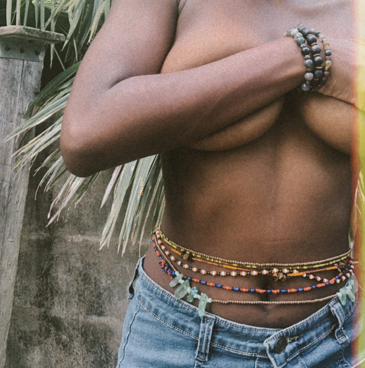 shopsultryx's tweet photo. Stacks on Stacks on Stacks of waistbeads. Just the way I like it 👌 https://t.co/rL3yFu2CNT