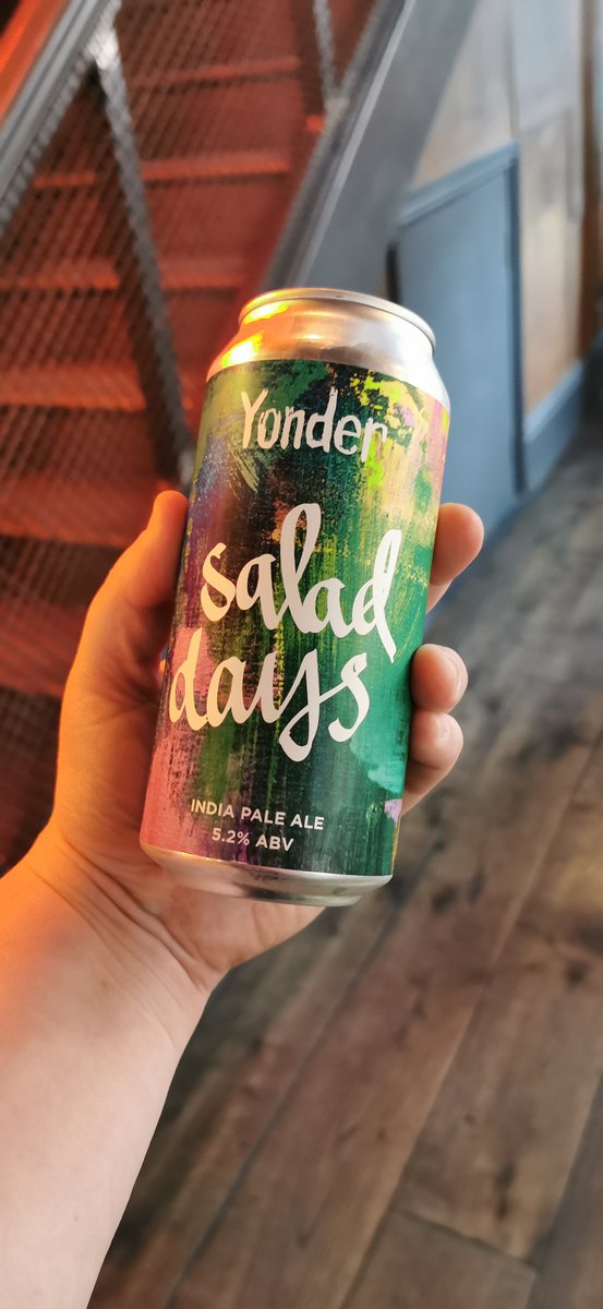 🚨NEW BEER ALERT 🚨

Salad Days IPA boasts a plentiful blend of American and Southern Hemisphere hops to balance citrus and stone fruit alongside a clean and refreshing bitterness.
