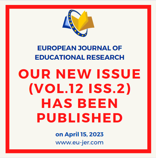 eu_jer's tweet photo. We are pleased to announce that our latest issue  (Vol.12 Iss.2) 
See: https://t.co/VkrbL7F4Jf
#journal #educationalscience #scopus #article #eric #doaj #educationalresearch #peerreviewed #submission #phd #academic #academicresearch #manuscript #publication #author #openaccess https://t.co/Y2IQMngKol