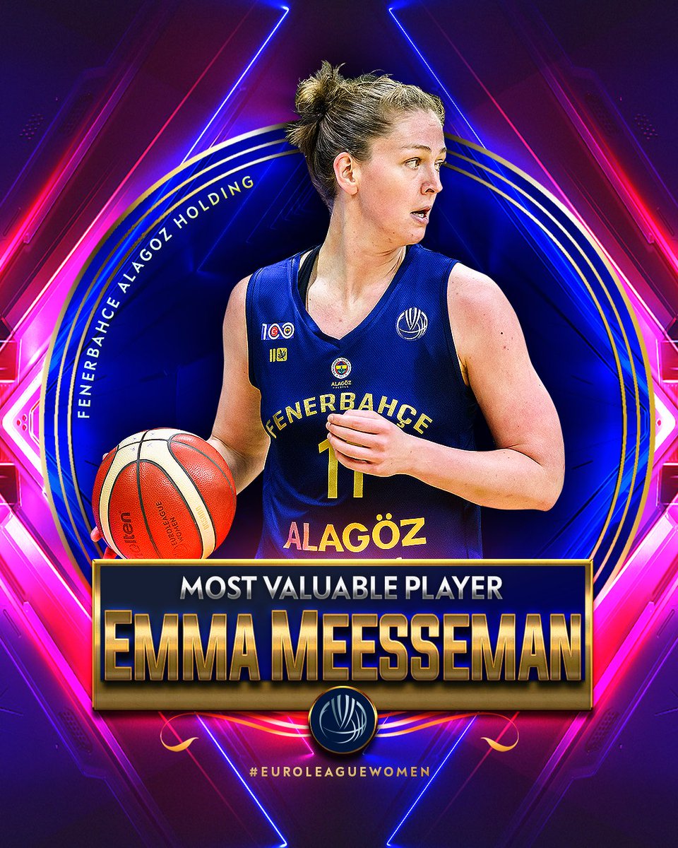 🎶 MVP MVP MVP 🎶

Emma Meesseman is the Most Valuable Player of the #EuroLeagueWomen season 💛💙