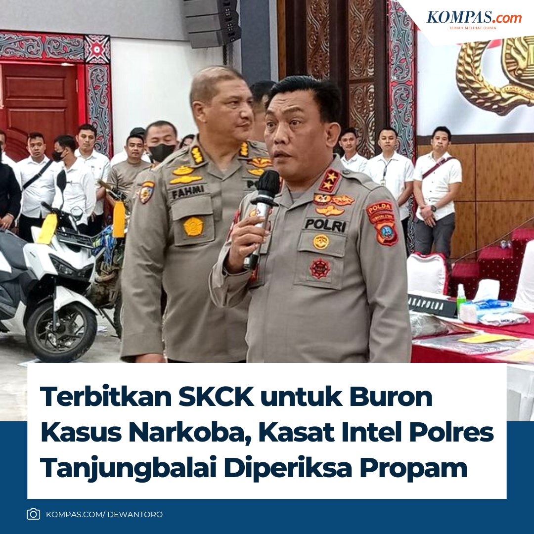 Terbitkan SKCK untuk Buron Kasus Narkoba, Kasat Intel Polres Tanjungbalai Diperiksa Propam

Baca di bit.ly/3KGQG0b
