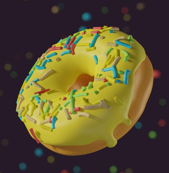 CoolMan37890882's tweet photo. A donute i made in blender lol https://t.co/awJ1QPZQgl