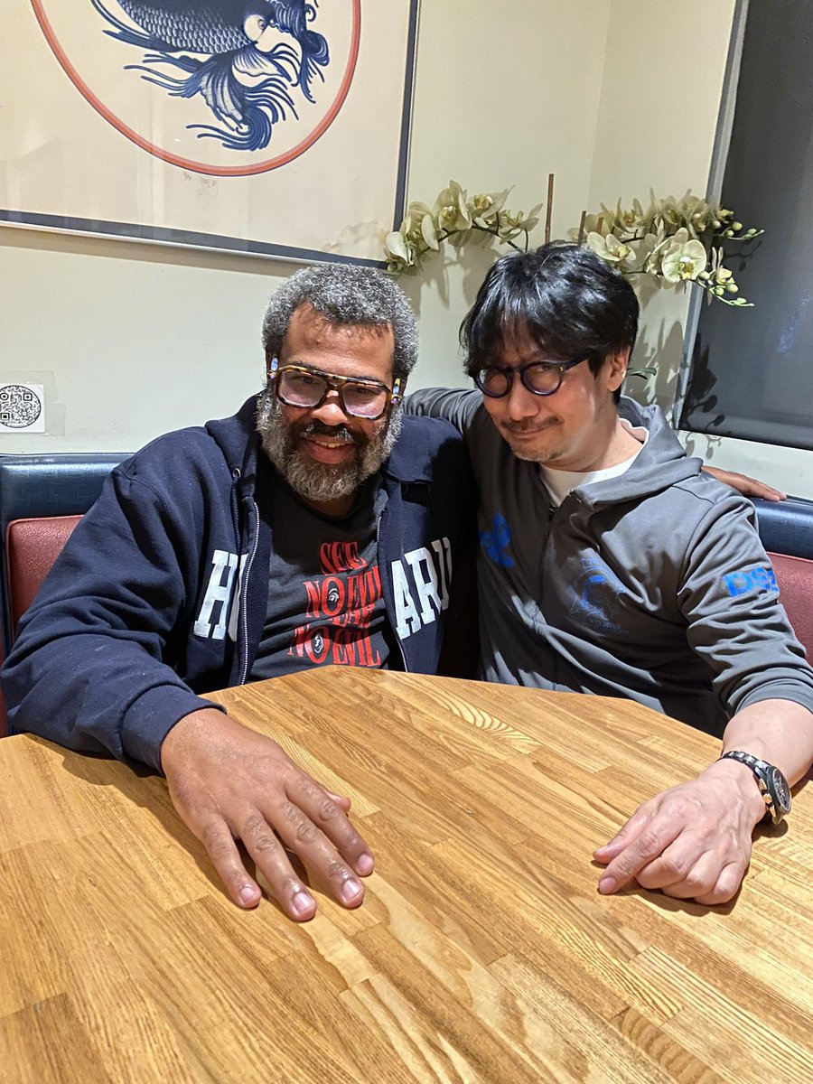 HIDEO_KOJIMA_EN's tweet image. With Jordan Peele.