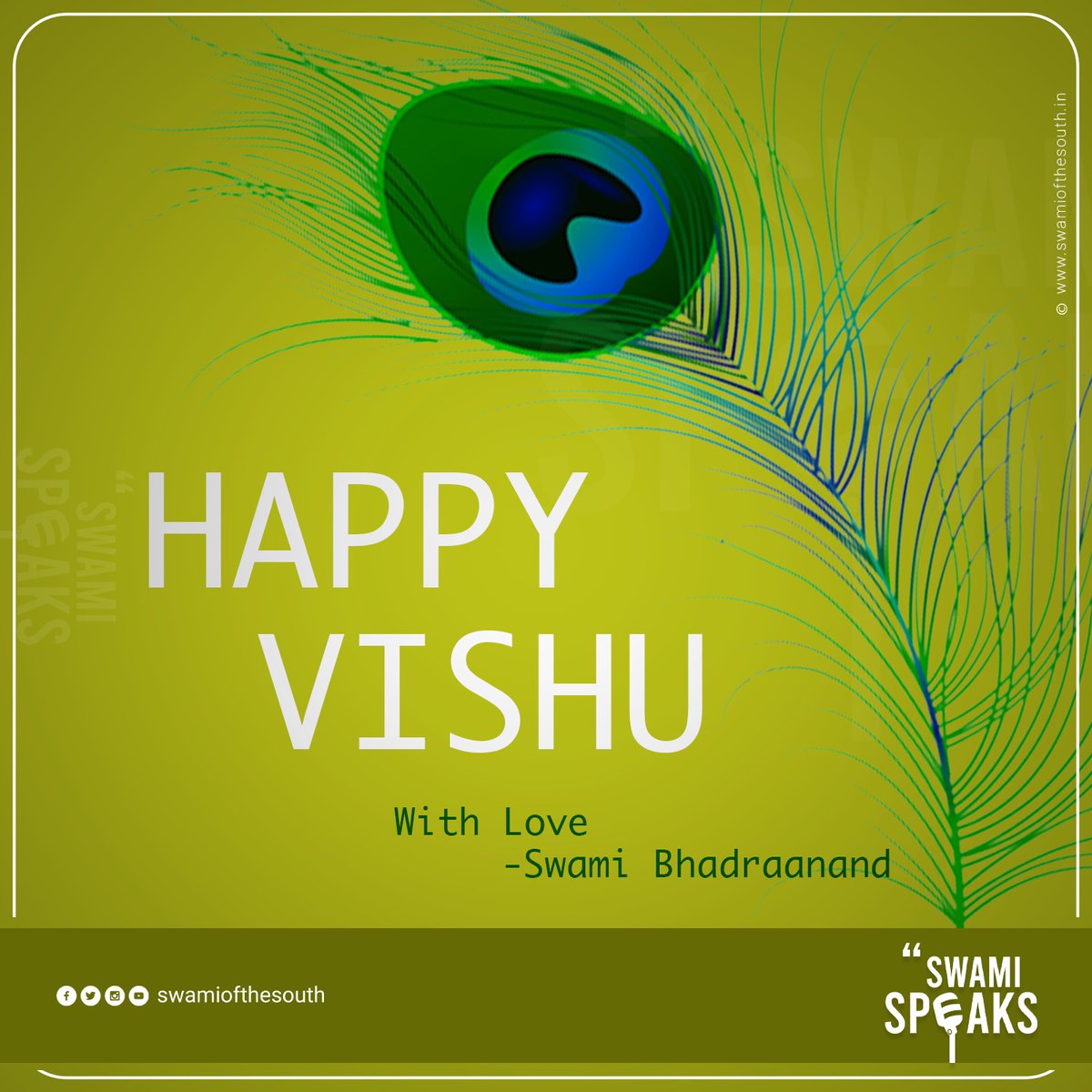 ഏവർക്കും ഹൃദയം നിറഞ്ഞ #വിഷു ആശംസകൾ...
#SwamiSpeaks #Vishu #Vishu2023 #VishuSpecial #Kerala