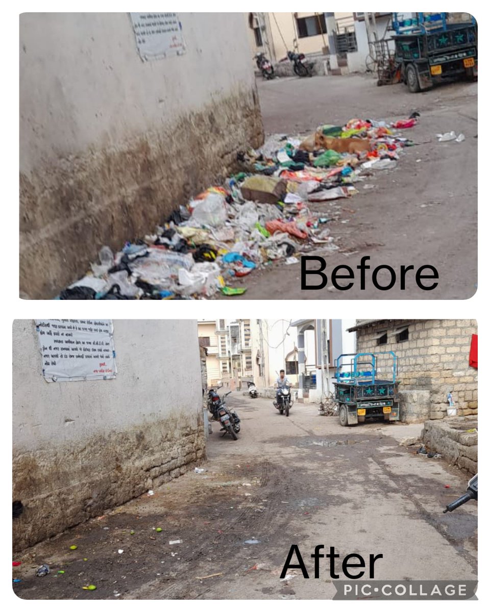 Under the 'Clean Village' campaign of SBM(G)- Gujarat work is done in the Naliya village of Abdasa Block in the  district.Kutch #SWACHHBHARAT #ODFPLUS #CLEANVILLAGE @crdgujarat1 @PMOIndia  @cmoguj @RaghavjiPatel, @kunvarjihalpati @SBMR_Gujarat @InfoGujarat @KachchhSBMG