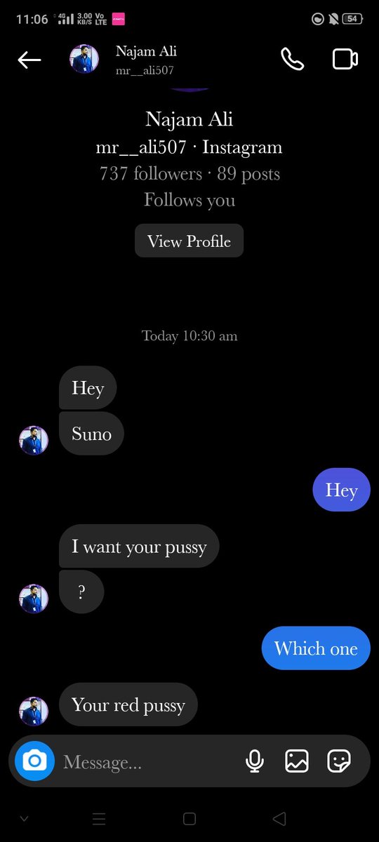 09ipsita's tweet photo. @Vivo_India This is how your members misbehave in @instagram's inbox. https://t.co/Sxht1B3o5l