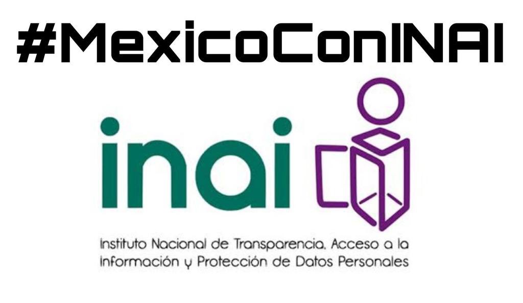 #ConsejerosINAIYa 
#MexicoConINAI