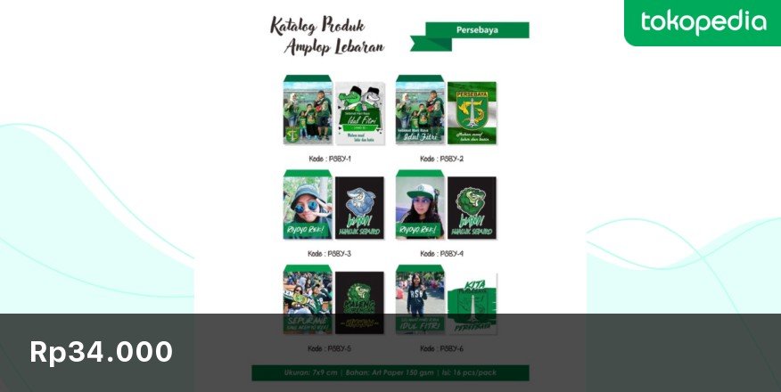 Mungkin ada yang membutuhkan amplop lebaran tema Bonek (custom). 
Harganya Rp.34.000,-.
tokopedia.link/v2Osb3xK0yb #bonek #pasarbonek #persebaya #surabaya #suroboyo #bola #sepakbola #olahraga #lebaran #indonesia
