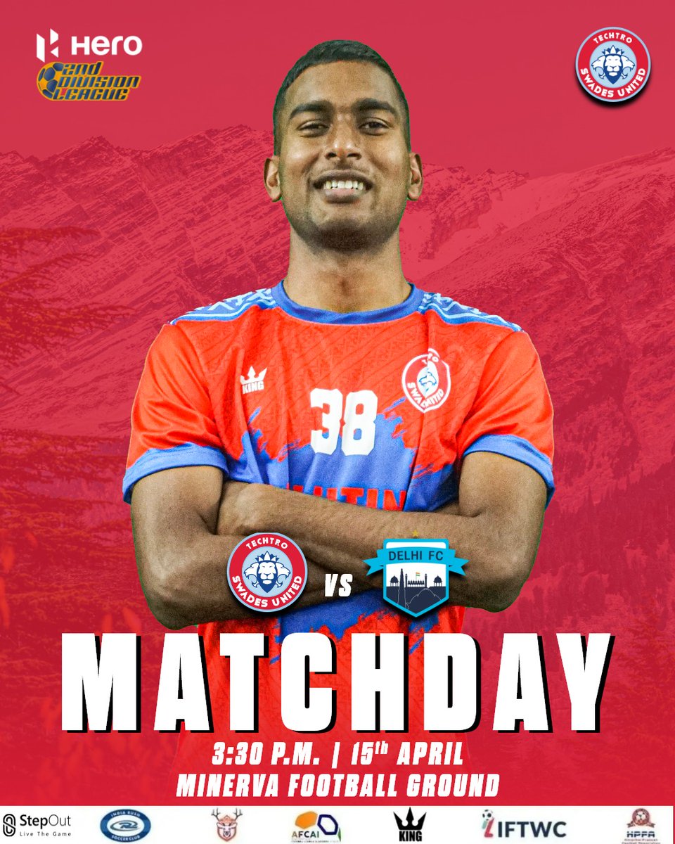TechtroSUFC's tweet image. Match Day!!

We&apos;re up and ready for one more challenge in our Hero I-League 2nd Division Campaign as we face Delhi FC in the reverse fixture at 3:30 PM Today.

It&apos;s not over till it&apos;s over as we walk into the game with all eyes on 3 big points.

#TECHTRO #techtrofootball #TSUFC