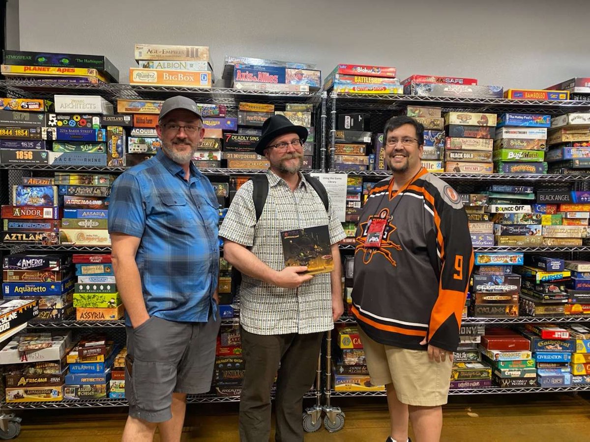 BazingaGamesLLC (@bazingagamesllc) on Twitter photo Our #GOTHIES Card Game is revealed at the Texas Game Convention! Jump into discord and tee up a time to say hi to Maurice (Creator of GOTHIES), Colin (CEO) & David (Product Director & GOTHIES Card Game Designer)! #BazingaGames <a href="/TheGothies/">The Gothies</a> Our #GOTHIES Card Game is revealed at the Texas Game Convention! Jump into discord and tee up a time to say hi to Maurice (Creator of GOTHIES), Colin (CEO) & David (Product Director & GOTHIES Card Game Designer)! #BazingaGames <a href="/TheGothies/">The Gothies</a>
