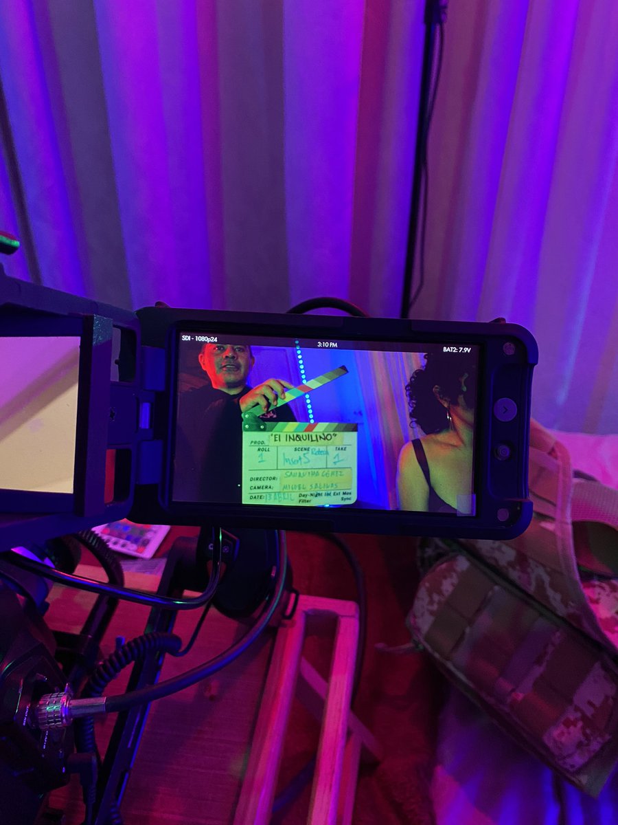 EdnaCTenorio's tweet photo. Hoy estuvimos en el set donde se graba “El inquilino”, proyecto ganador de @CovenMacabro que se podrá ver en #MacabroXXII https://t.co/muXnP5RTW5