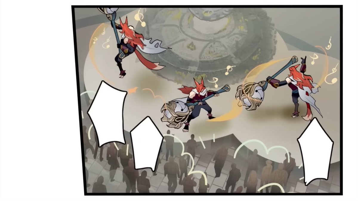 heliosneedsme's tweet photo. เทศกาลดอกไม้ไฟของนอร์มัน
แค่ละอองเกสรของดอกเบิร์นนิ่งสตาร์ปลิวลอยมาตามธาตุอากาศก็เริ่มทำให้มูราดรู้สึกคันคอยิบๆ

แต่เอาเถอะ——เขายังไหวกับมัน

ณ ลานกว้าง, มีการแสดงของนักดนตรีพเนจรผู้หนึ่ง รูปร่างสูงใหญ่ เกศาสีแสดเด่นเป็นสง่า ร่ายรำท่วงท่าพลิ้วไหวขัดกับกายที่ทึนทึก https://t.co/ixrlpkEzuT