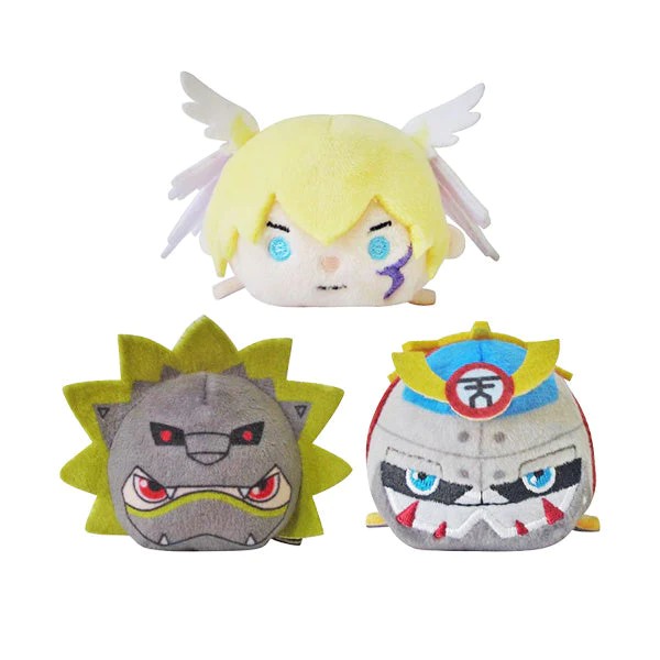 Digimon_Freaks's tweet photo. ¡Tenemos imágenes y detalles de los nuevos peluches de #DigimonFrontier #otedama! ¡Incluye a #Lowemon, #Lucemon y #Susanoomon! #Digimon https://t.co/NCa0pufgWk