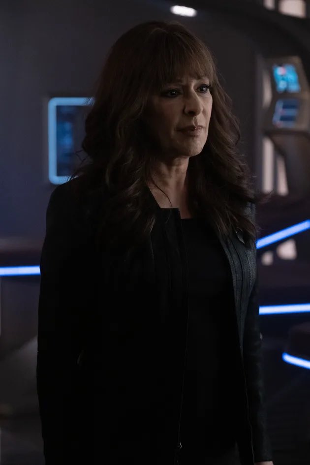 “I've never been so happy to see so many wrinkles” - Deanna Troi (Star Trek: Picard season 3, episode 9 “Võx”
#MarinaSirtis <a href="/StarTrekOnPPlus/">Star Trek on Paramount+</a>