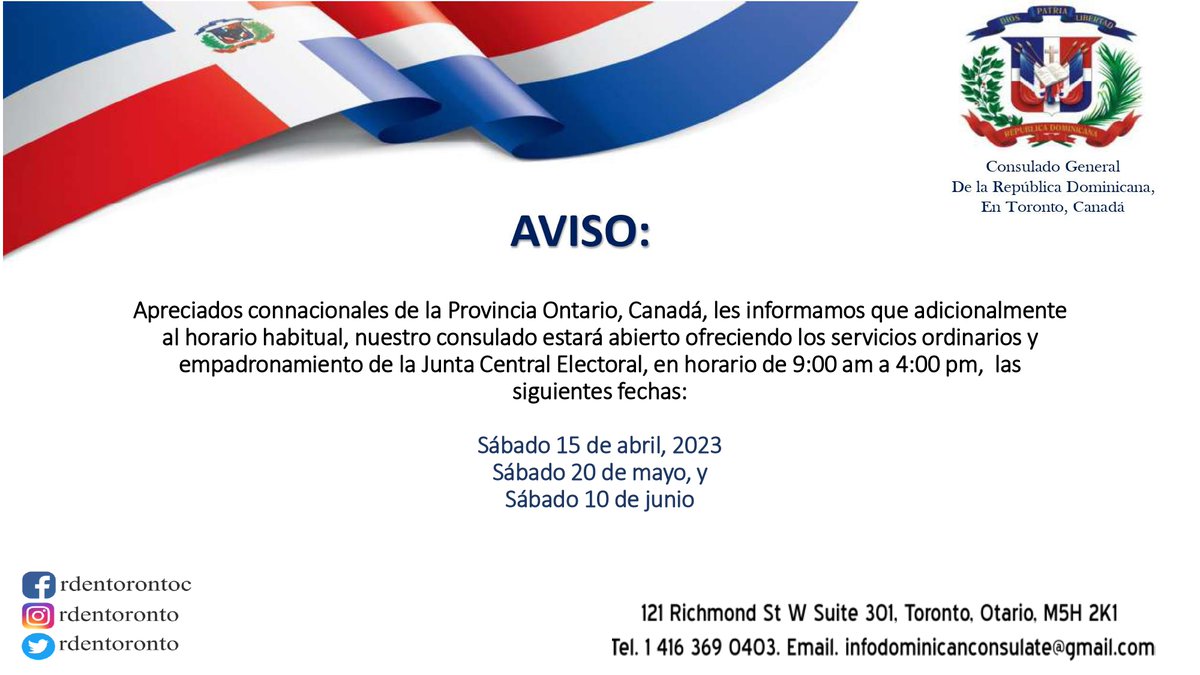 RDenToronto's tweet photo. TE ESPERAMOS https://t.co/HEwkuqVZlJ